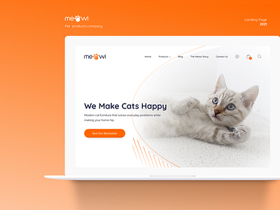 Pet Products Landing Page