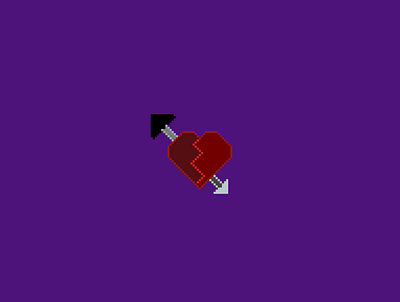 broken arrowed heart 3d app branding design graphic design illustration logo motion graphics typography ui vector