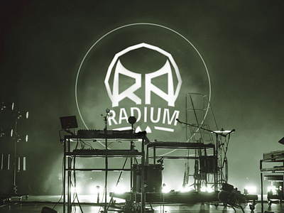 Radium Logo on Stage