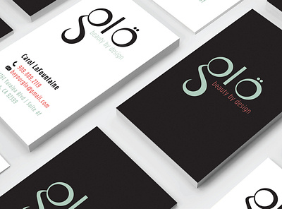 Glo Business Cards beauty branding design graphic design logo logo design medical salon spa vector