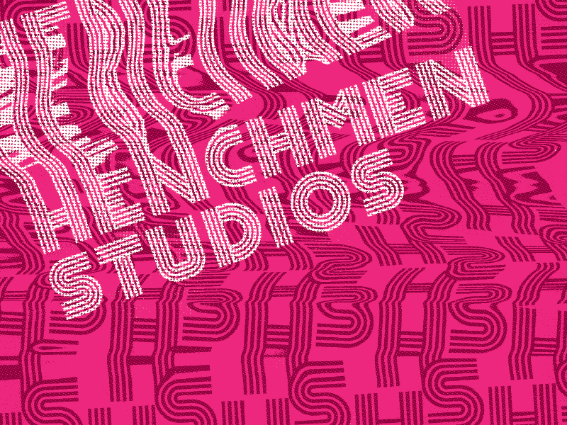 Monogram Experiments design glitch custom typography type