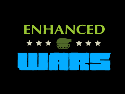 Enhanced Wars Logo logo gaming video game edding 850 optima tank