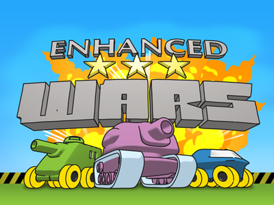 3d logo illustration for enhanced wars 3d illustration logo tanks explosion