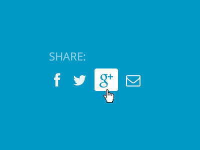 Minimal social sharing buttons for Your Carry buttons flat minimal social