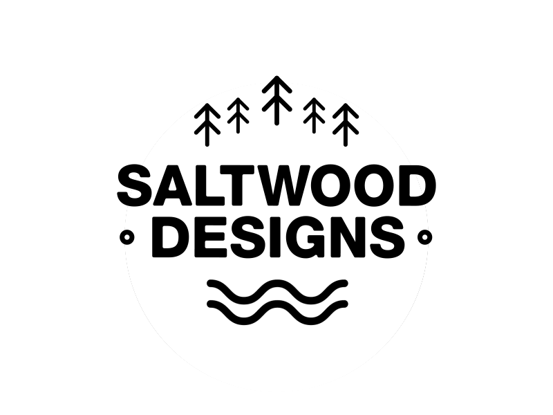 Saltwood Designs Logo Animation after effects animation gif logo loop ocean trees