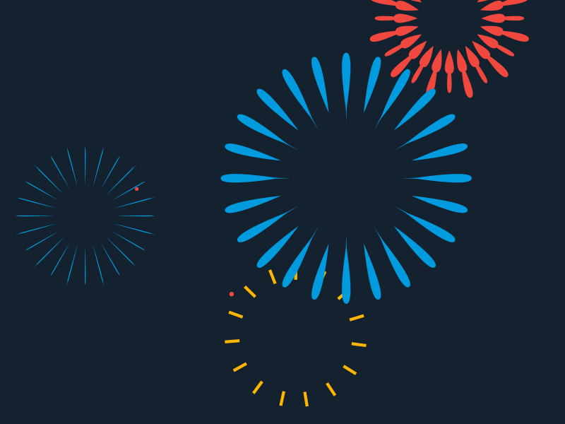 Fireworks after effects animated gif animation celebration cycle fireworks gif loop