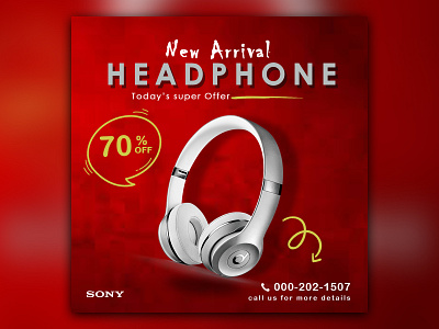 Headphone banner