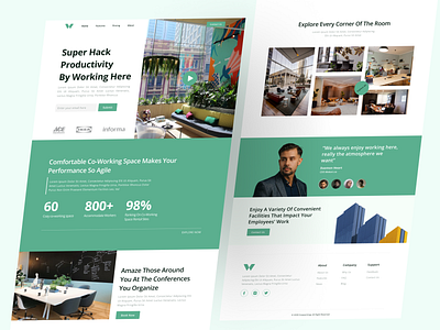 Coworkings Space company profile design interactiondesign landingpage ui uidesign uidesigner uiux uiuxdesign uiuxdesigner userexperience userexperiencedesign userexperiencedesigner userinterface userinterfacedesign userinterfacedesigner ux uxdesign uxdesigner web design