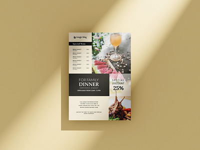 Restaurant flyer