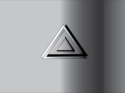 3D triangle Logo