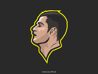 Cristiano Ronaldo design illustration ronaldo simple vector