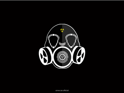 Gas Mask design esport esportlogo gasmask illustration logo mask simple vector