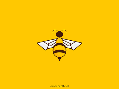 Fat Bee Logo bee design illustration logo logodesign logos simple