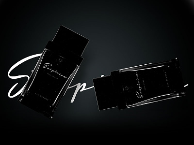 Word of the Day - 002 beauty branding dark logo mockup perfume