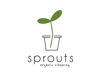 Sprouts clothing natural organic simple design sprouts