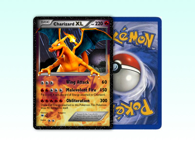 Charizard XL charizard pokemon pokemon cards pokemon remake xl