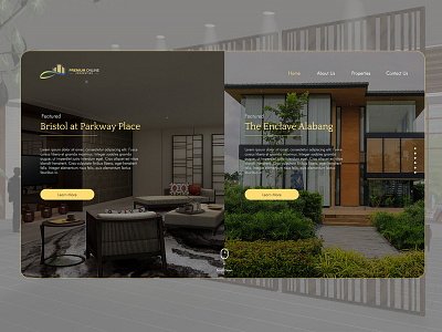 High-end Real Estate Website Design