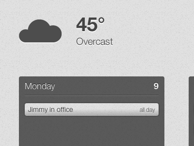 Dashboard calendar dashboard weather