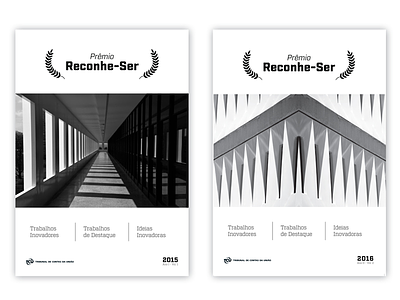 Prêmio Reconhe-ser Magazine blackwhite cover graphic design magazine