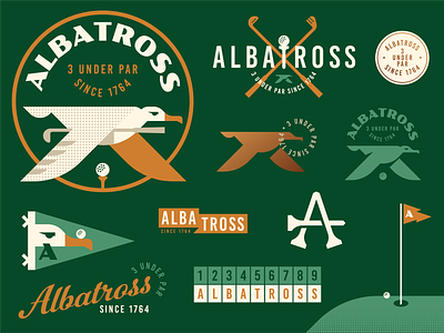 Albatross Golf Badges
