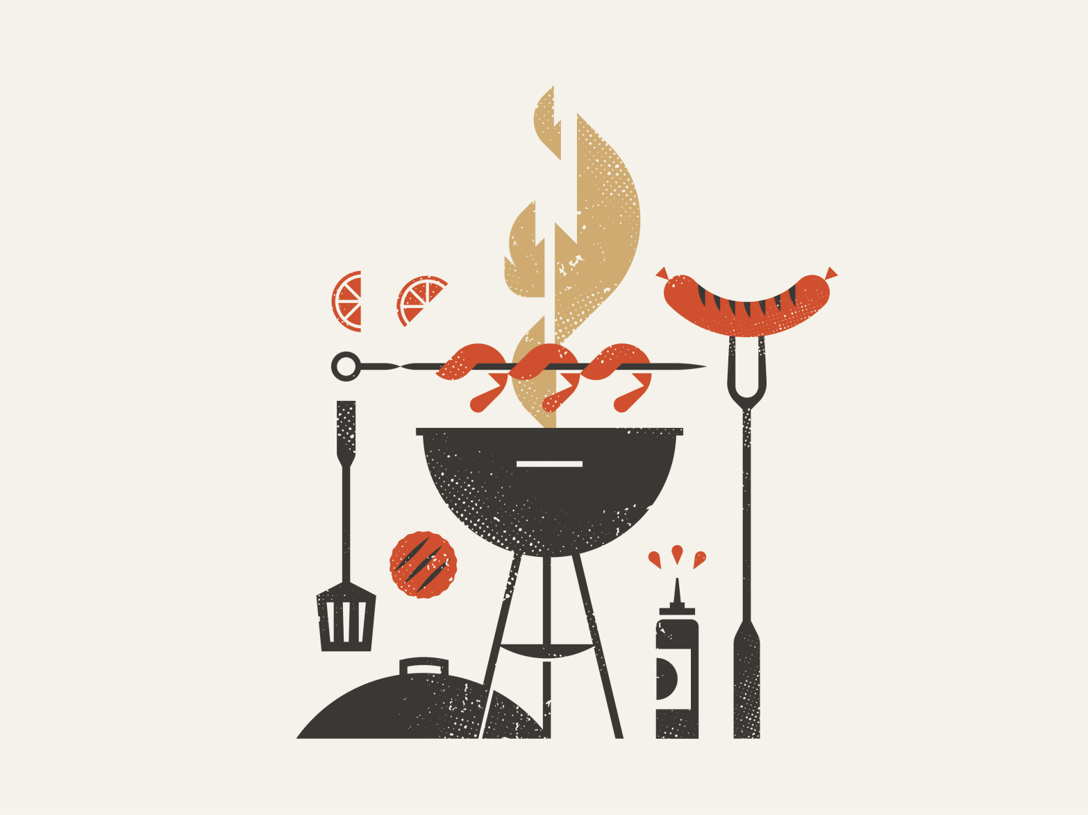 BBQ Timer PNG, BBQ BEER PNG Grill Summer Graphic by MP Digital Art