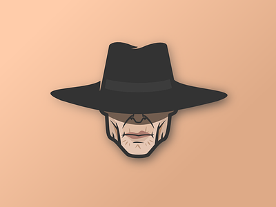 Man in Black - Westworld avatar character cowboy doodle drawing hbo icon illustration logo man in black vector westworld
