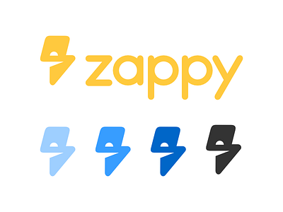 Zappy app brand branding electric electricity lightning lightning bolt logo logo design logomark zap