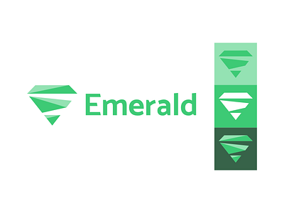 Emerald Logo brand brand identity branding fashion gem icon illustration jewelry logo logomark logotype luxury