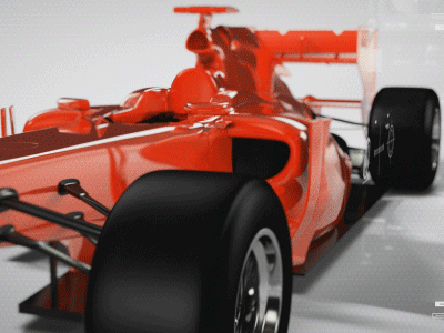 Shit’s Reel GIF Series _ .0662 1 3d car design f1 formula hdri motion red reel reflection show