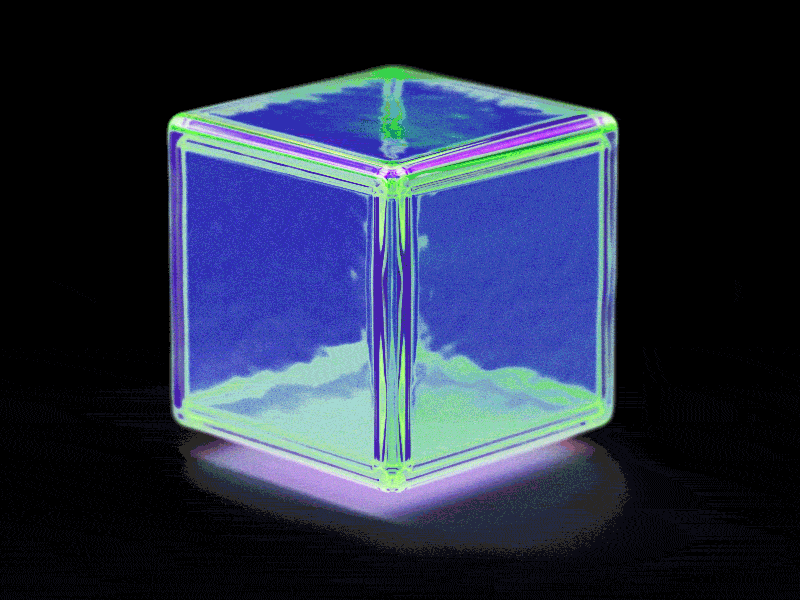 Jellyfish jellyfish jellyfish. 3d box c4d cube displacement gif houdini jelly octane psychedelic sss
