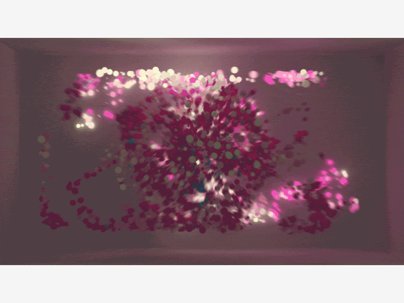 Another Cycles4D test (☞ﾟ∀ﾟ)☞ 3d blender c4d cycles cycles4d domain flip gif motion x particles