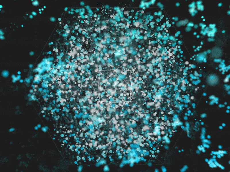 Cycles4D emission via velocity. blender c4d cinema 4d cycles cycles4d engine gif loop motion design render unbiased x particles