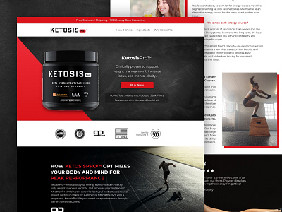 KetosisPro | Landing Page 💪 cro design ecomm ecommerce klientboost landing page ui