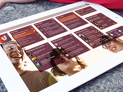 Student Portal Design mobile modules portal student web