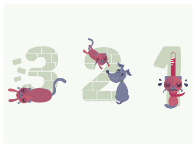 9 Lives of a Cat cats halifax illustration