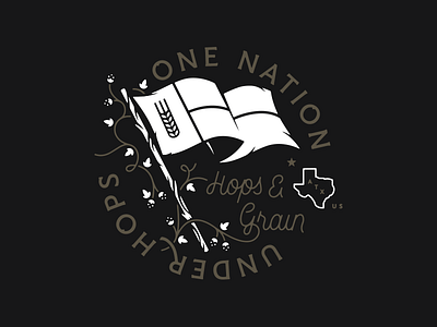 One Nation austin grain hops tee tejas texas