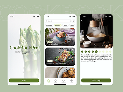 CookBookPro - Recipe App | UX/UI study project