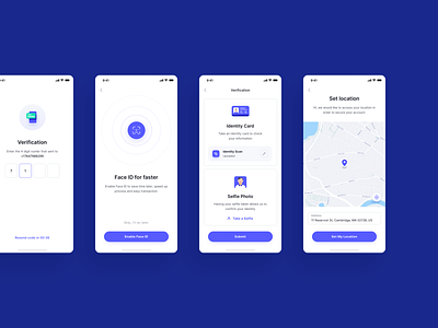 Finance App - Get Started by hamam zai on Dribbble