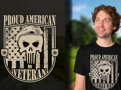 American Veteran T-shirt Design