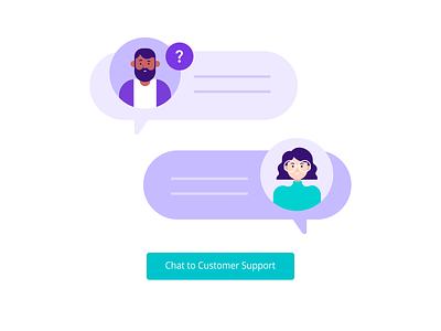 Customer Support agent avatar canva character illustration chat customer service customer support illustration live chat vector