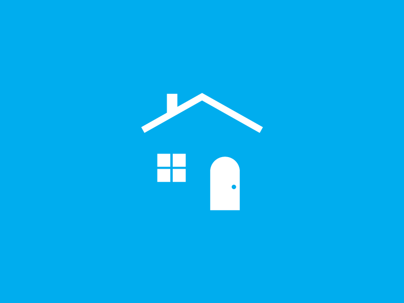 Home icon blue graphic design home icon minimal symbol vector