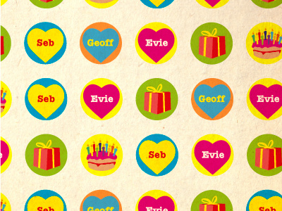 Homemade wrapping paper