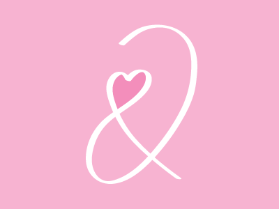 Ampersand ampersand design pink typography