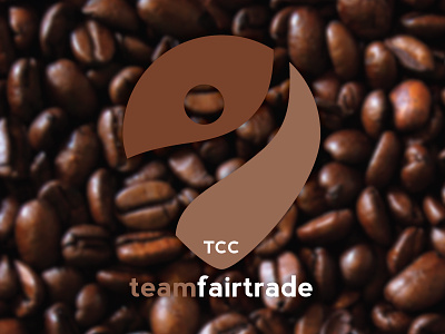 Team Fairtrade logo brown coffee fairtrade logo