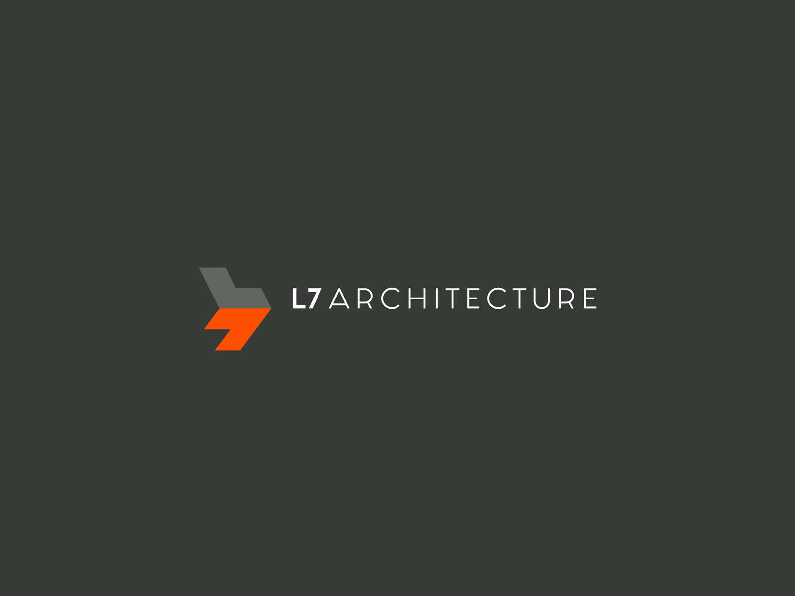 L7 Architecture Logo architect architecture branding building design graphic design logo logotype wordmark