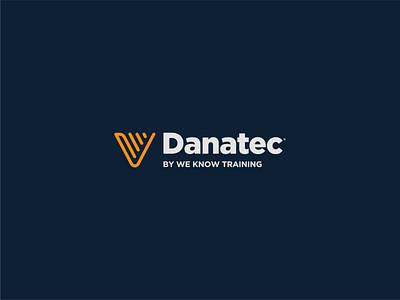 Danatec Logo branding caution certification courses design graphic design logo logotype online safety symbol trades training wordmark