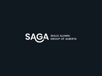 Skills Alumni Group of Alberta Logo alberta alumni branding canada design graphic design logo logotype skills trades wordmark