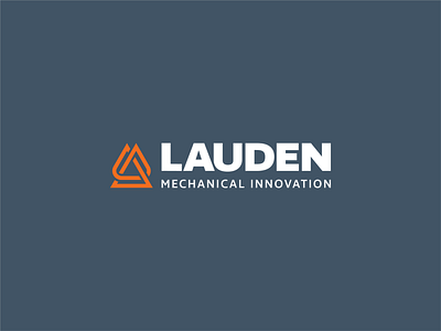 Lauden Mechanical Innovation Logo alberta branding design family-owned graphic design innovation logo logotype mechanical plumbing wordmark