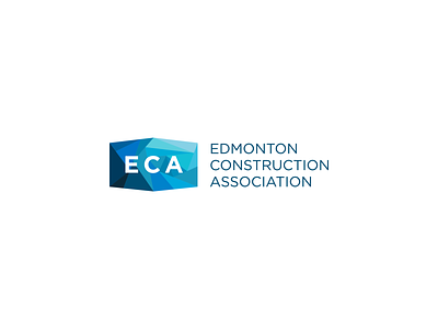 Edmonton Construction Association Logo association branding construction design graphic design logo logotype wordmark