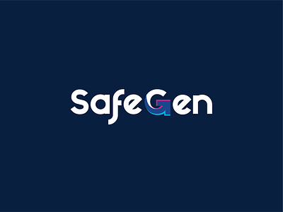 Safegen Logo alberta branding courses design graphic design logo logotype safety students wordmark